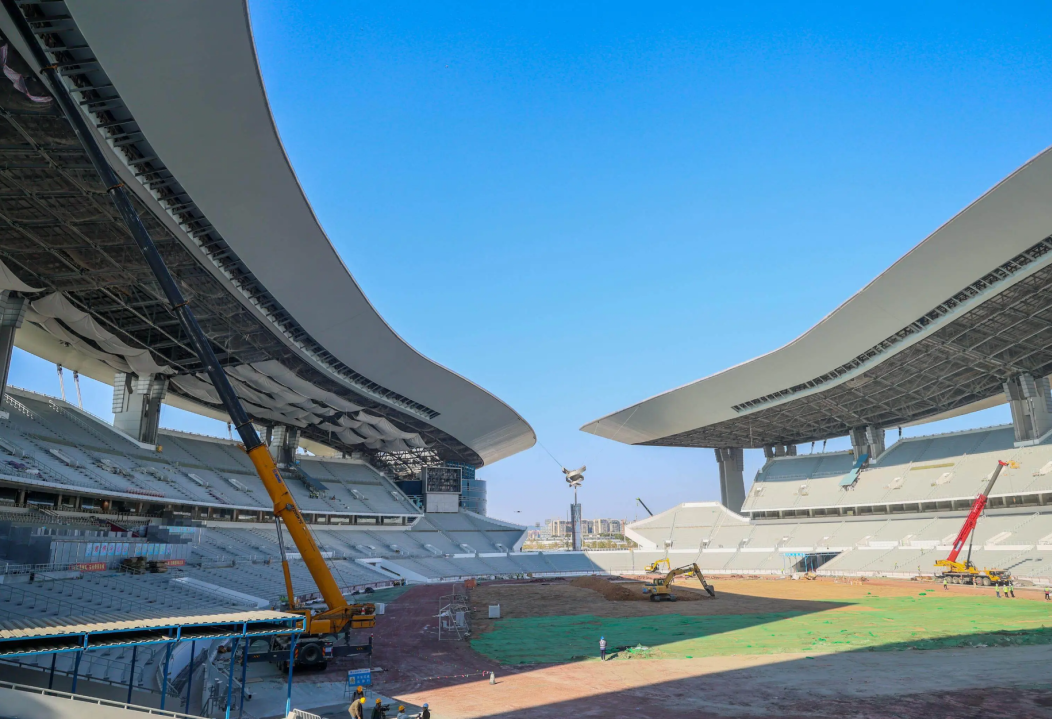 ▲广东奥体中心体育场